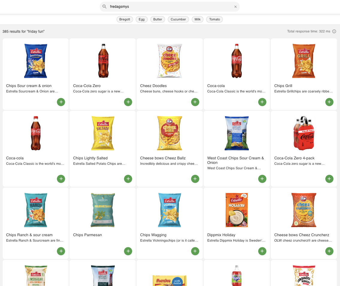 Fredagsmys Recommendations